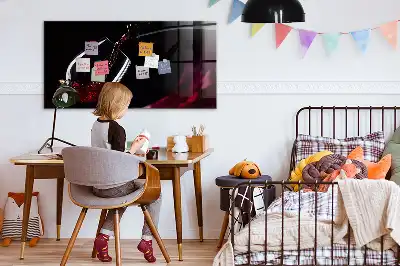 Tableau magnétique avec feutre vin