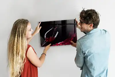 Tableau magnétique avec feutre vin