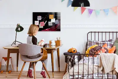 Tableau magnétique avec feutre vin