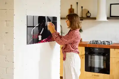 Tableau magnétique avec feutre vin