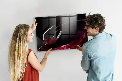 Tableau magnétique avec feutre vin