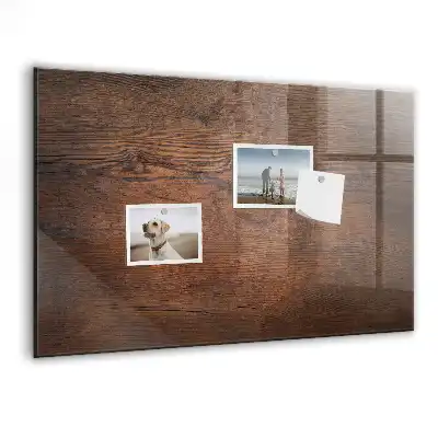 Tableau magnétique effaçable à sec en vieux bois