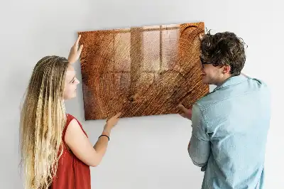 Tableau magnétique effaçable à sec modèle vieux tronc d'arbre