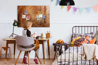 Tableau magnétique effaçable à sec modèle vieux tronc d'arbre