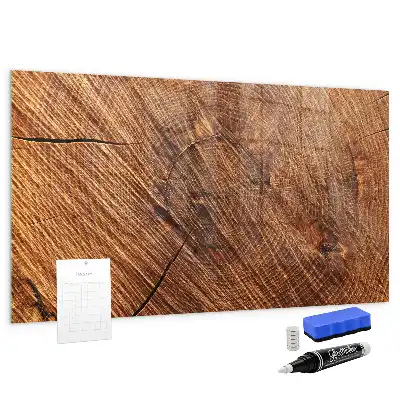 Tableau magnétique avec feutre en bois décoratif
