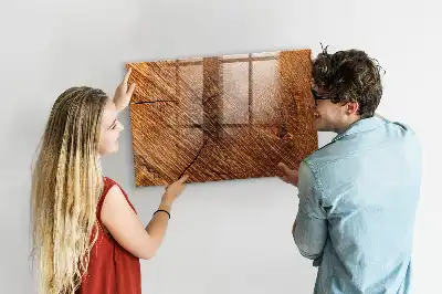 Tableau magnétique avec feutre en bois décoratif
