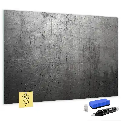 Tableau magnétique avec feutre mur métallique