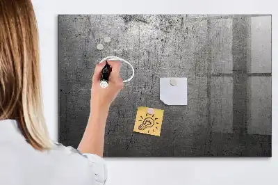 Tableau magnétique avec feutre mur métallique