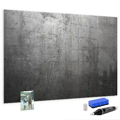 Tableau magnétique avec feutre mur métallique