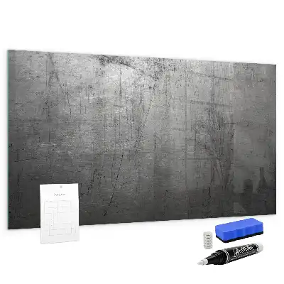 Tableau magnétique avec feutre mur métallique