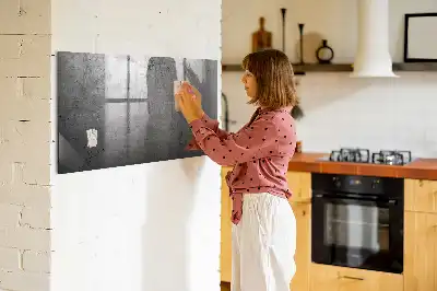 Tableau magnétique avec feutre mur métallique