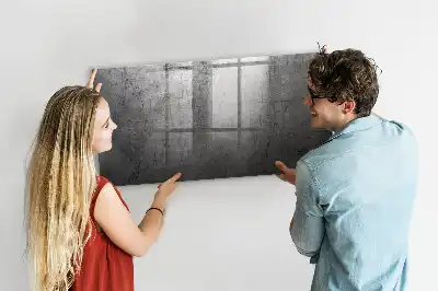 Tableau magnétique avec feutre mur métallique