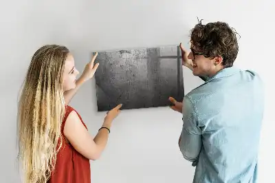 Tableau magnétique avec feutre mur métallique