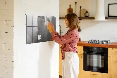 Tableau magnétique avec feutre mur métallique
