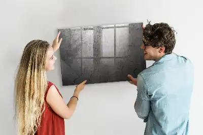 Tableau magnétique avec feutre mur métallique