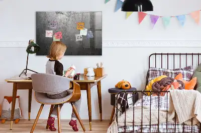 Tableau magnétique avec feutre mur métallique