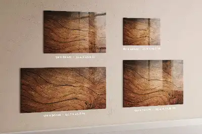 Tableau magnétique effaçable à sec en vieux bois