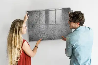 Tableau magnétique effaçable à sec style industriel