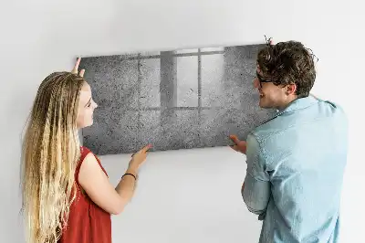 Tableau magnétique effaçable à sec style industriel