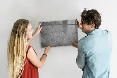 Tableau magnétique effaçable à sec style industriel
