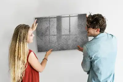 Tableau magnétique effaçable à sec style industriel