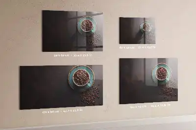 Tableau magnétique avec feutre tasse de café