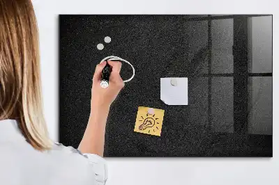 Tableau magnétique effaçable à sec de couleur roche sombre