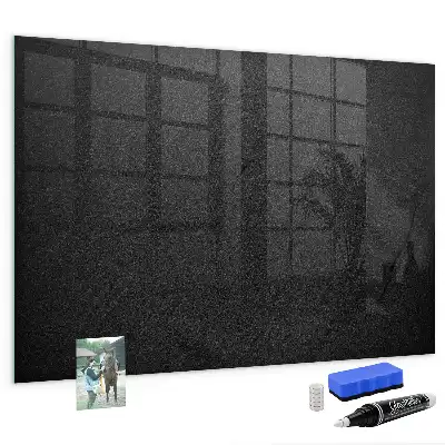 Tableau magnétique effaçable à sec de couleur roche sombre