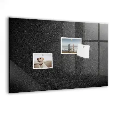 Tableau magnétique effaçable à sec de couleur roche sombre
