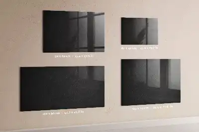 Tableau magnétique effaçable à sec de couleur roche sombre