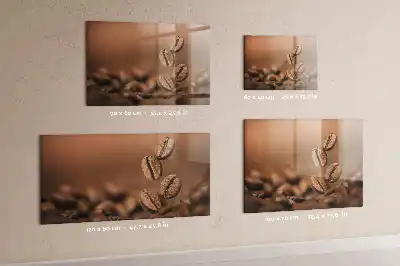 Tableau magnétique avec feutre grains de café