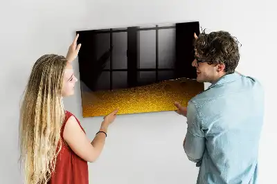 Tableau magnétique avec feutre avec jus d'orange