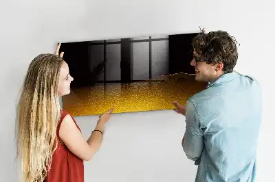 Tableau magnétique avec feutre avec jus d'orange