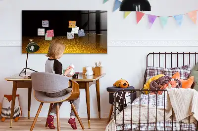 Tableau magnétique avec feutre avec jus d'orange