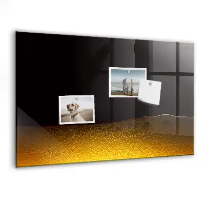 Tableau magnétique avec feutre avec jus d'orange