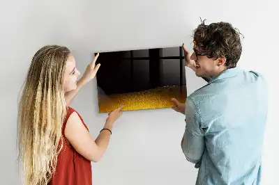 Tableau magnétique avec feutre avec jus d'orange