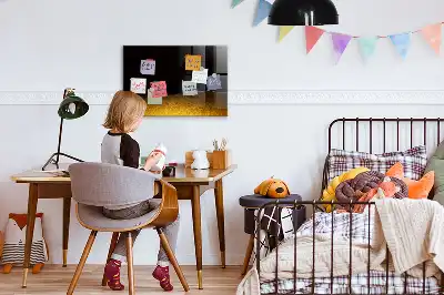 Tableau magnétique avec feutre avec jus d'orange