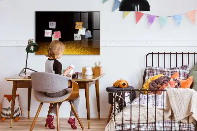 Tableau magnétique avec feutre avec jus d'orange