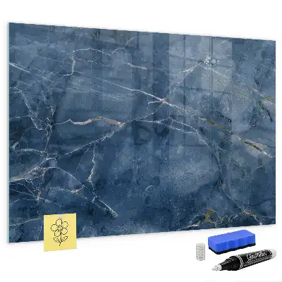 Tableau magnétique avec feutre marbre élégant