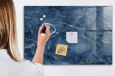 Tableau magnétique avec feutre marbre élégant