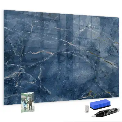 Tableau magnétique avec feutre marbre élégant