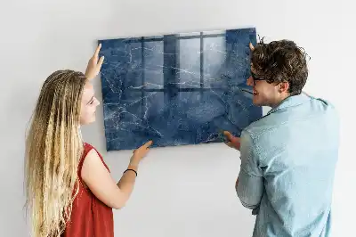 Tableau magnétique avec feutre marbre élégant