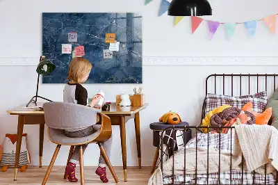 Tableau magnétique avec feutre marbre élégant