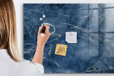 Tableau magnétique avec feutre marbre élégant