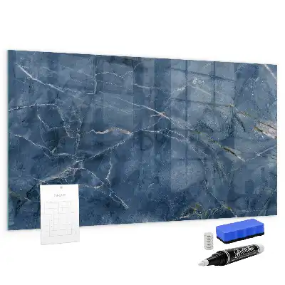 Tableau magnétique avec feutre marbre élégant