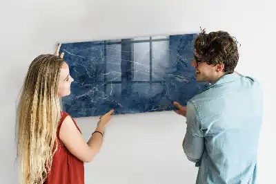 Tableau magnétique avec feutre marbre élégant
