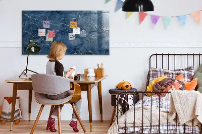 Tableau magnétique avec feutre marbre élégant