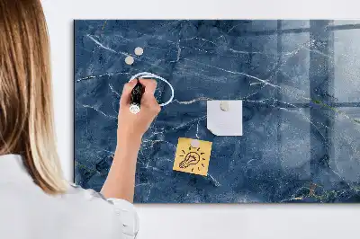 Tableau magnétique avec feutre marbre élégant