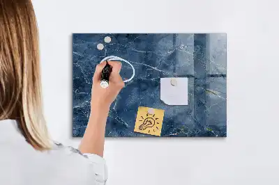 Tableau magnétique avec feutre marbre élégant