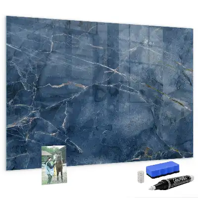 Tableau magnétique avec feutre marbre élégant
